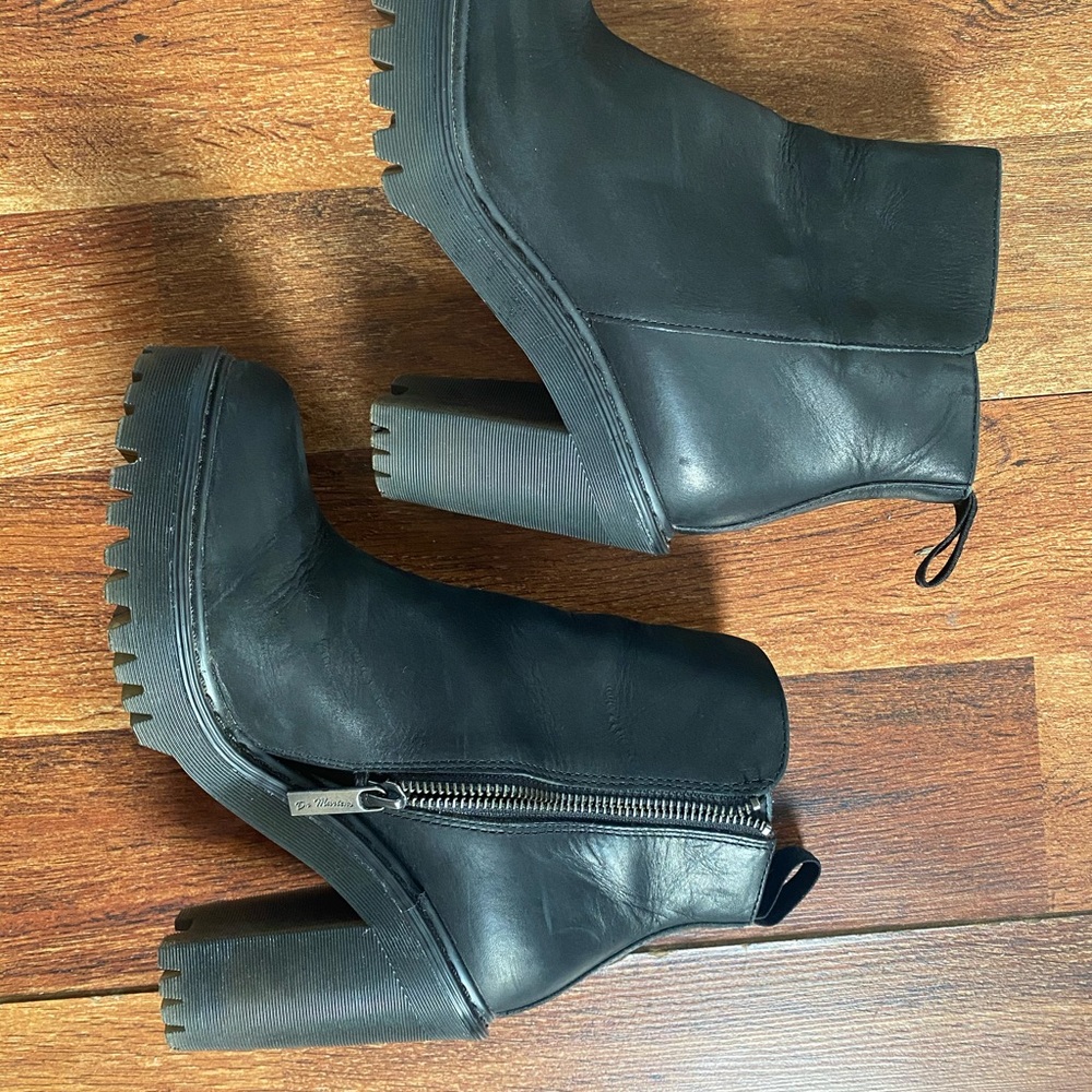 Doc Marten leather booties